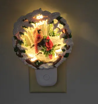 Cardinals in Woods Nightlight