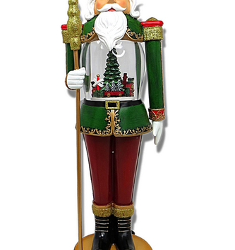 LED Musical Nutcracker w/ Rotating Tree
