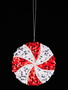 Round Peppermint Candy Ornament