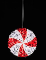 Round Peppermint Candy Ornament