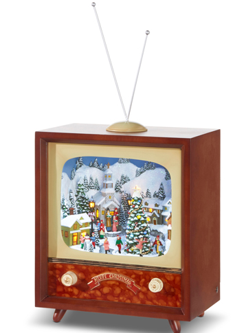 22" Animated Holiday Musical TV