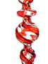 9'' Glass Peppermint Swirl Finial (2-Styles)