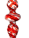 9'' Glass Peppermint Swirl Finial