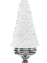 17" Swirling LED Tree on Pedestal Snowglobe