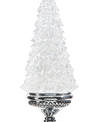 17" Swirling LED Tree on Pedestal Snowglobe