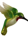 4" Glittered Hummingbird Ornament