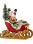 5.25" Glass Sleigh Ride Ornament
