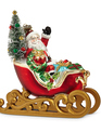 5.25" Glass Sleigh Ride Ornament