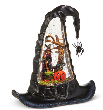 Witches Hat Sparkle Waterglobe