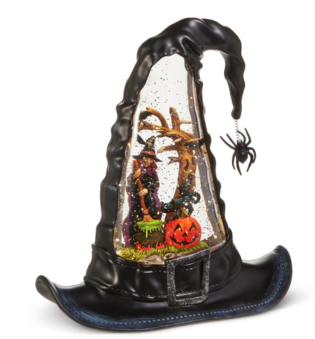 Witches Hat Sparkle Waterglobe