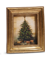 6" Gilded Christmas Framed Art