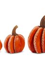 Set of 3 Distressed Harvest Pumpkins