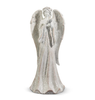 19.5" Iced Angel Figurine