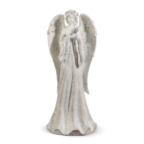 19.5" Iced Angel Figurine
