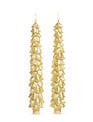 10.5" Set of 2 Tree Taper Candles (2-Colors)