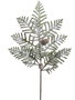 37" Iced Norfolk Pine Branch