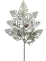 37" Iced Norfolk Pine Branch