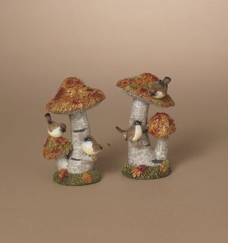 Set of 2 Harvest Mushrooms