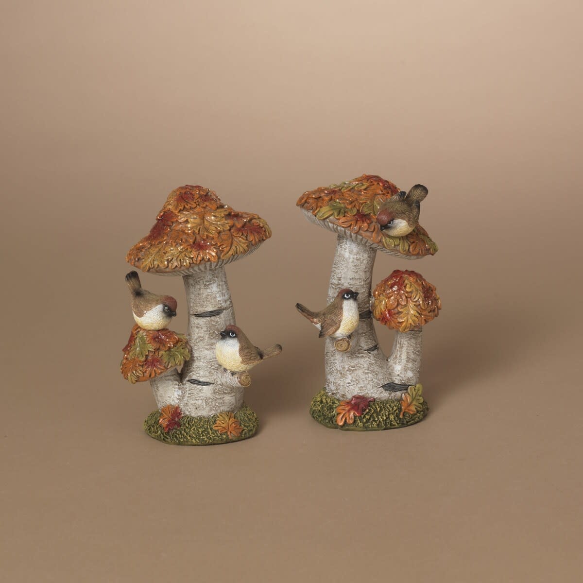 Set of 2 Harvest Mushrooms