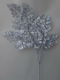 30" Blue Glitter Maidenhair Spray
