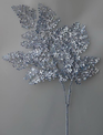 30" Blue Glitter Maidenhair Spray