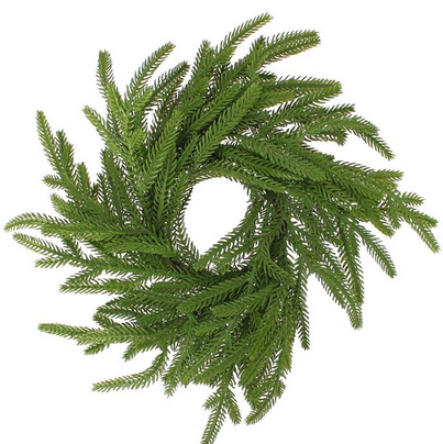 Natural Touch Norfolk Pine Candle Ring