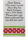 Dear Santa Christmas Towel