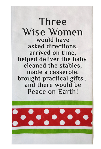 Three Wise Women Christmas Towel