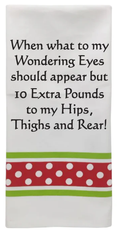 What to My Wondering Christmas Towel