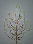 30" Green Leaf LED Branch