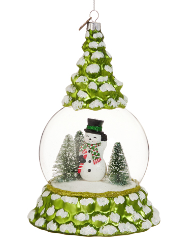 Christmas Tree Snowglobe Ornament (2-Styles)