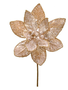 Sequin & Pearl Poinsettia Stem