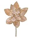 Sequin & Pearl Poinsettia Stem