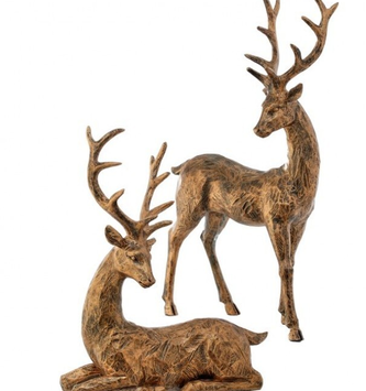 Set of 2 Highland Deer