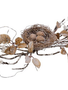 22" Winter Snowy Nest Branch