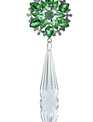 7" Jewel Flurette Crystal Drop Ornament