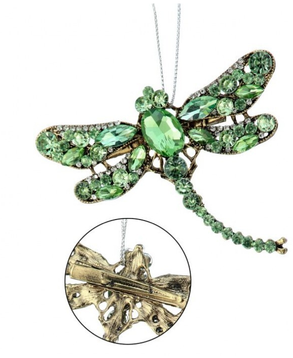Jeweled Dragonfly Clip Ornament