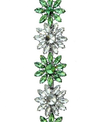 7.5" Jewel Flower Drop Ornament