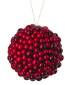 Shiny Red Berry Ball Ornament