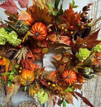 Custom Fabulous Fall Wreath