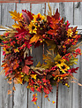 Custom Harvest Splendor Wreath