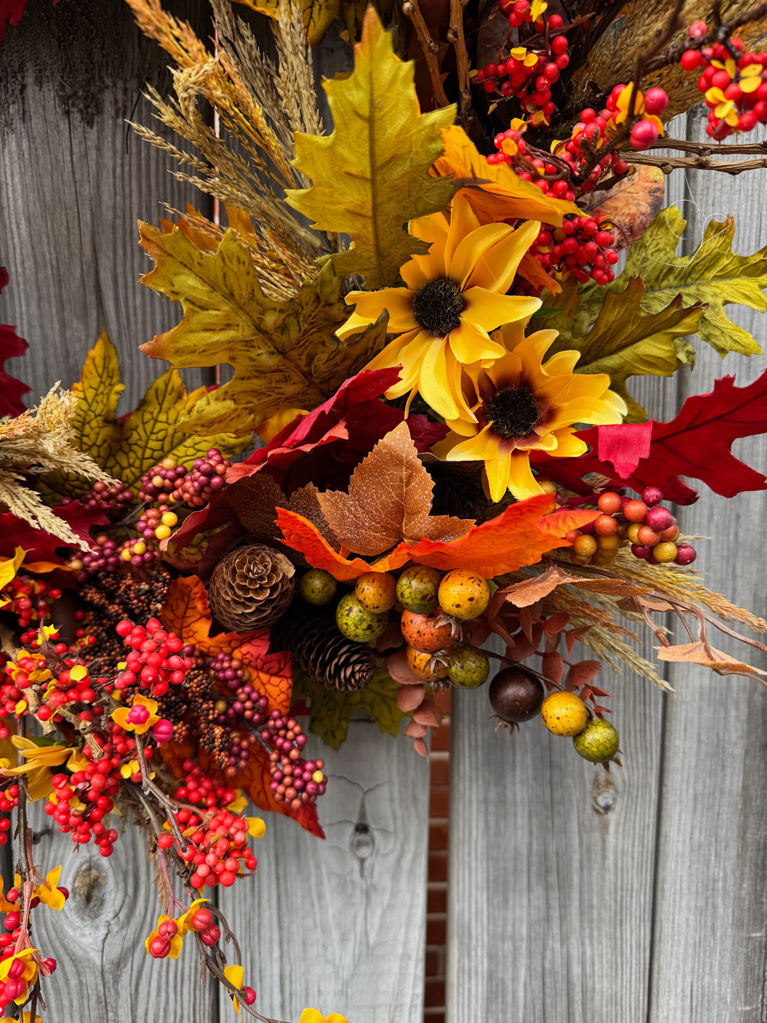 Custom Harvest Splendor Wreath