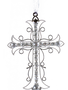 Large Crystal Cross Ornament