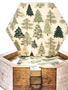 Mango Wood Tree Forest Coaster Set