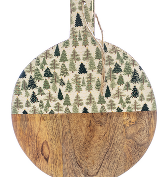 Mango Wood Tree Forest Cutting Board