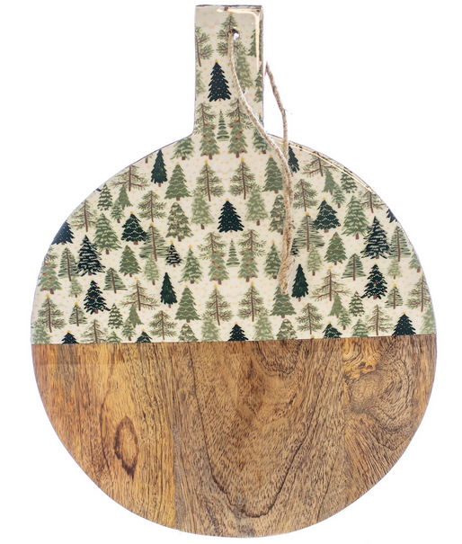 Mango Wood Tree Forest Cutting Board