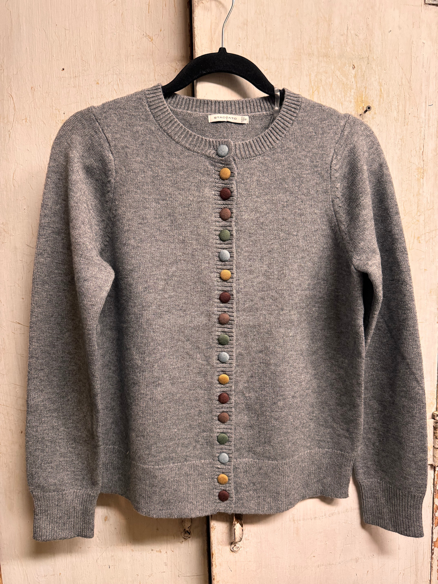 Multi Color Button Cardigan