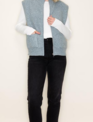 Staccato Mock Neck Zipper Sweater Vest By: Staccato (3-Colors)