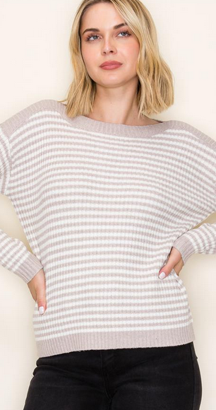 Staccato Boatneck Pull Over Sweater By: Staccato