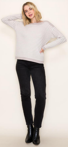 Staccato Boatneck Pull Over Sweater By: Staccato